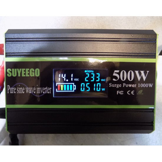 Инвертор 500W Suyeego LCD