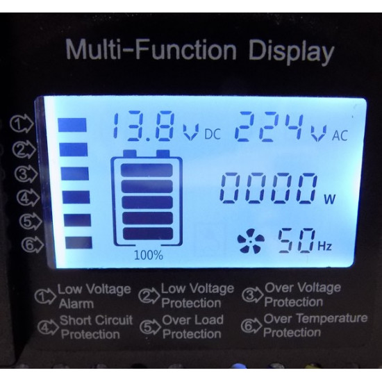 Инвертор 1000W Suyeego RC LCD Brass