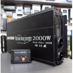 Инвертор 2000W Suyeego RC LCD Brass