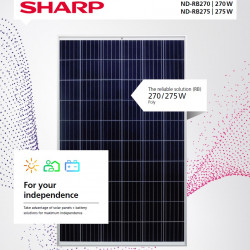 Фотоволтаичен панел за кемпер и каравана 270W Sharp