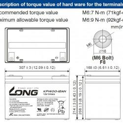Акумулатор KPH AGM 100ah LONG