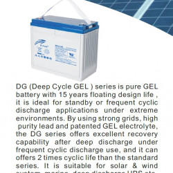 Акумулатор GEL 145ah Ritar