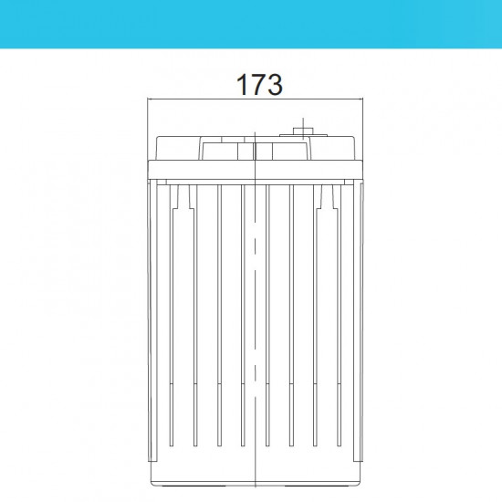 Акумулатор GEL 145ah Ritar