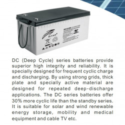 Акумулатор AGM 200ah Ritar