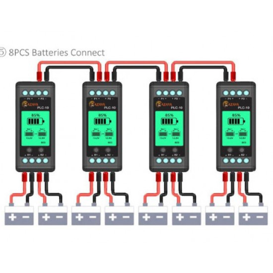 Изравнител за акумулатори 10А Mazava PLC-10