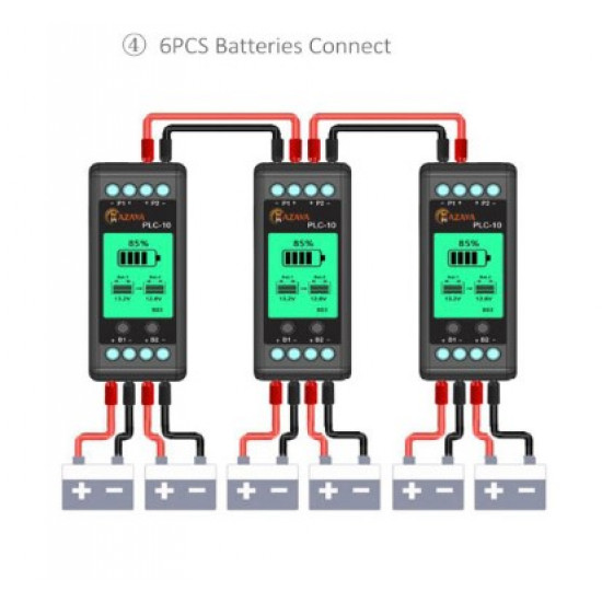 Изравнител за акумулатори 10А Mazava PLC-10