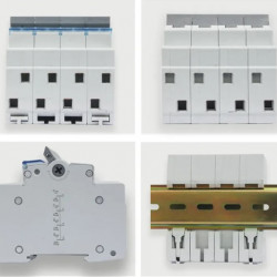Четириполюсен трипозиционен ум шалтер 63А за трифазен AC ток