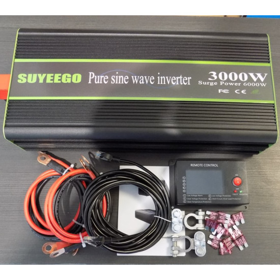 Инвертор 3000W Suyeego RC LCD