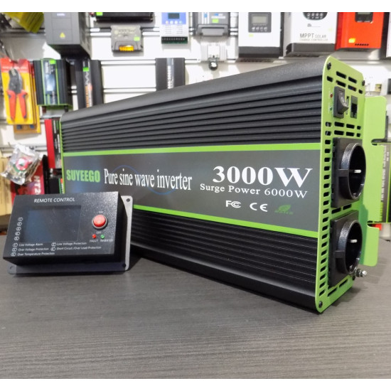 Инвертор 3000W Suyeego RC LCD